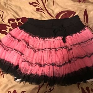 Pink and black tutu